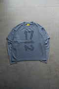 STONE GREY DOUBLE SLEEVE TEE